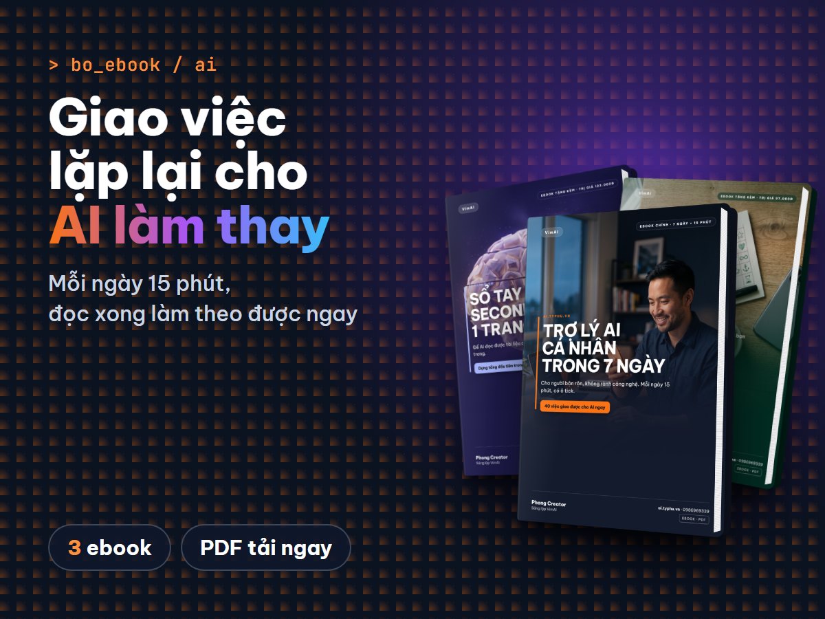 Bộ ebook AI cho người kinh doanh
